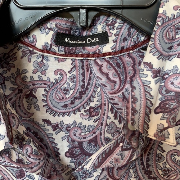 Massimo dutti lightweight blouse with 3/4 sleeves - Picture 2 of 3